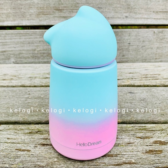 💫LAST💫Ombre Kitty Blue & Pink Insulated Tumbler - Picture 3 of 7